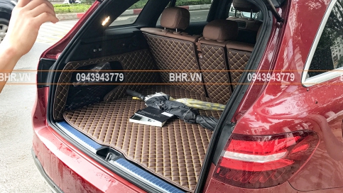 Thảm lót cốp ô tô Mercedes GLC giá tại xưởng, rẻ nhất Hà Nội, TPHCM
